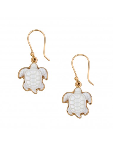 Alchemia Mother of Pearl Sea Turtle Earrings les ligaments