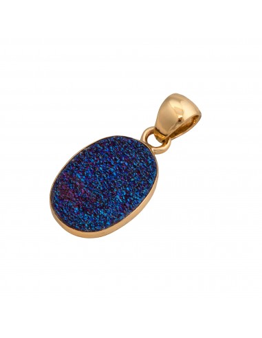 Alchemia Cobalt Druzy Pendant commande en ligne