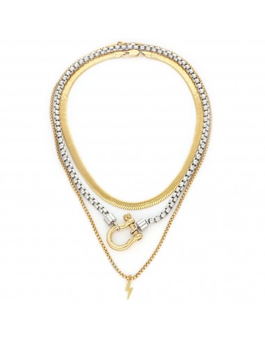 THE HERRADURA & THE SNAKE LAYERED NECKLACE Venez acheter