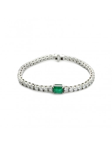 EMERALD CUT TENNIS BRACELET sur le site 