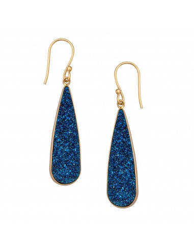 Alchemia Cobalt Blue Druzy Teardrop Earrings prix pour 