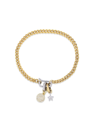 CAN OPENER STAR CHARM BRACELET Véritable concentré