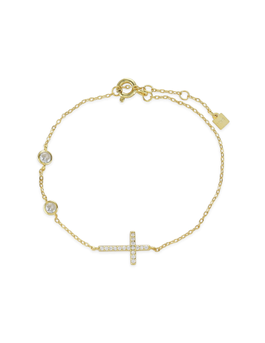 FINE CROSS BRACELET de France